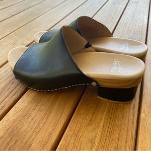 Black Dansko Heeled Sandals